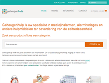 Tablet Screenshot of geheugenhulp.nl